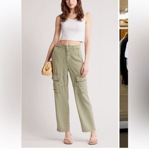 AG Knoxx High Waist Cargo Straight Leg Pants NWT